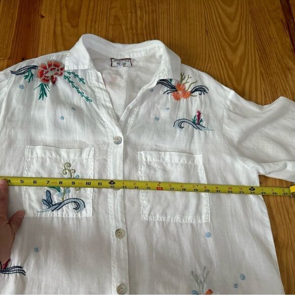 Johnny Was Coralie Oversized Weekend Tunic W22722-5 Women’s SIZE MED Embroidered - Picture 12 of 14